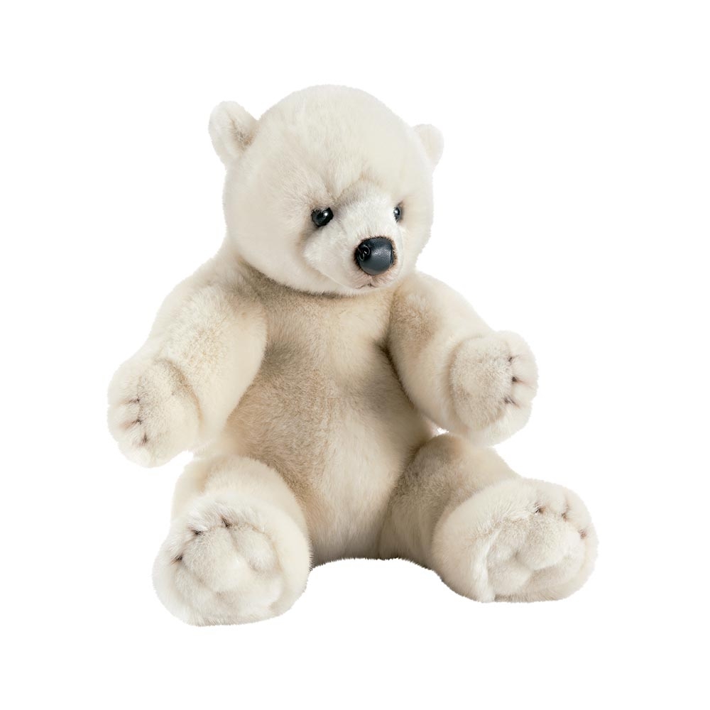 Peluche Ours Polaire Assis 23cm